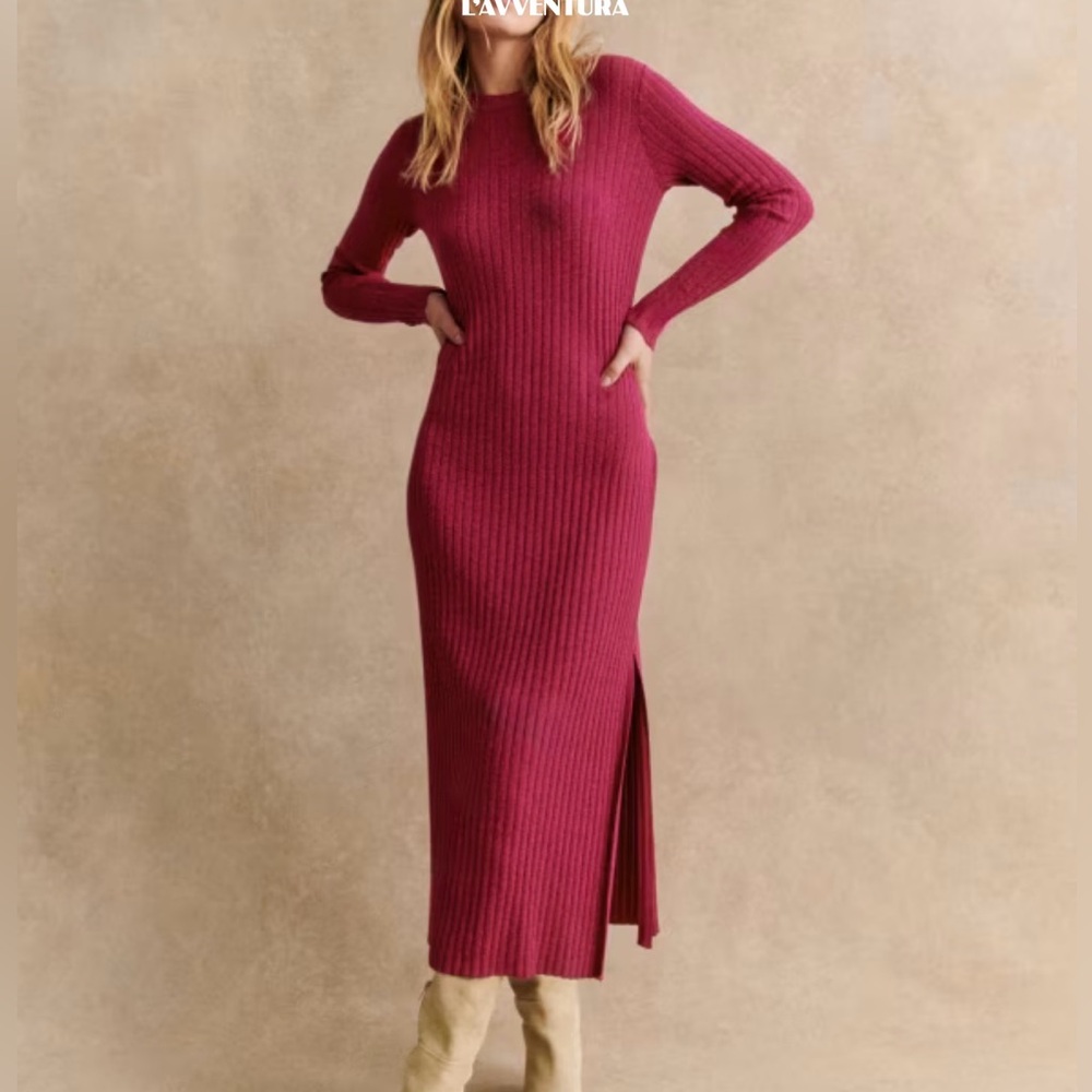 Sezane Catarina dress FUSCHIA size XS